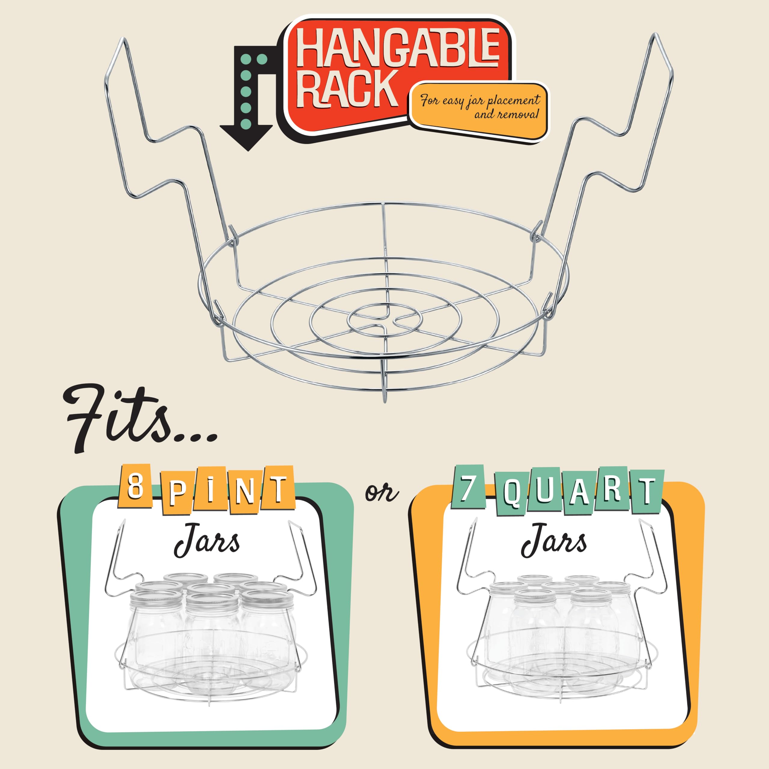 Concord layout of included eight-piece tools ready for canning convenience