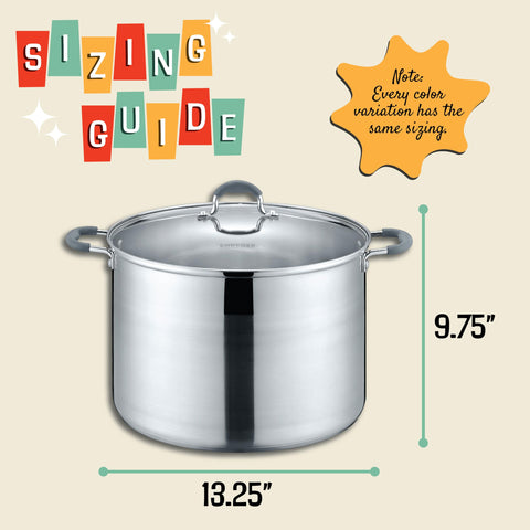 Concord canning rack inside pot holding jars securely for safe lifting and draining