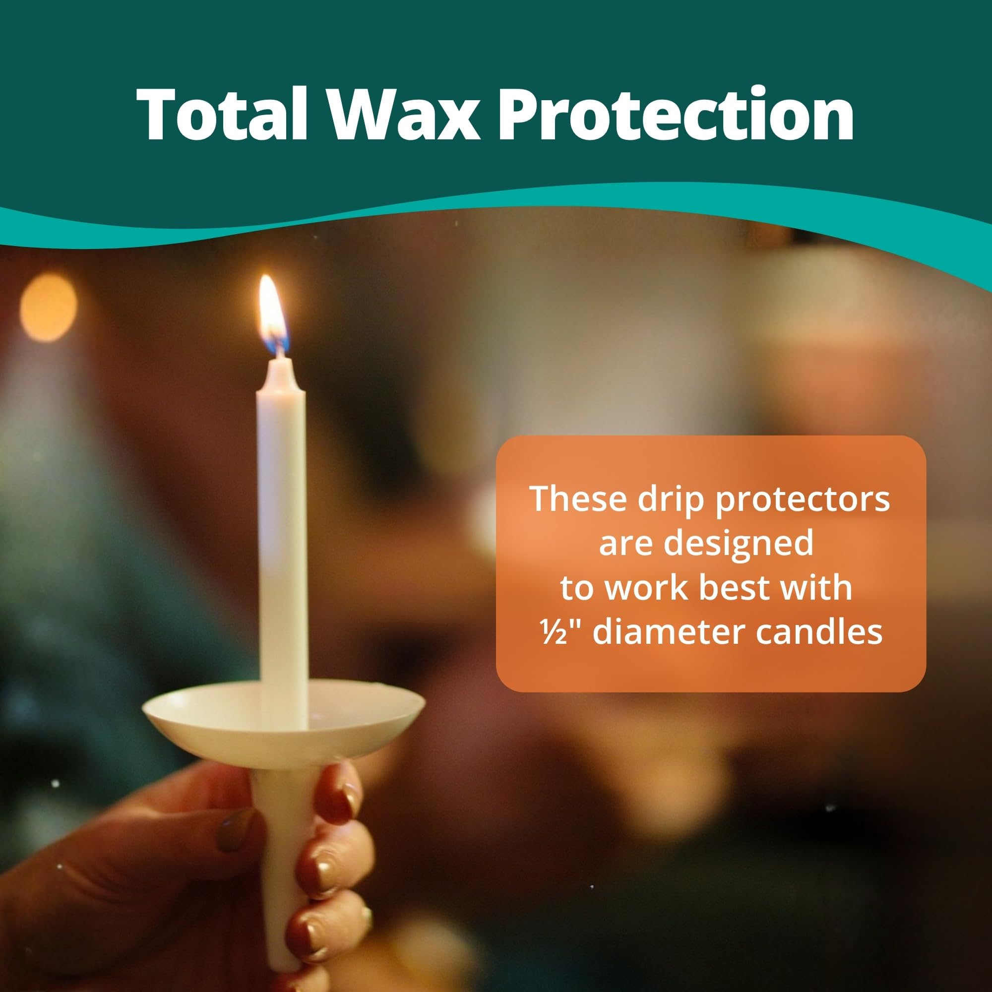 Concordia Supply group vigil setting showing many holders in use