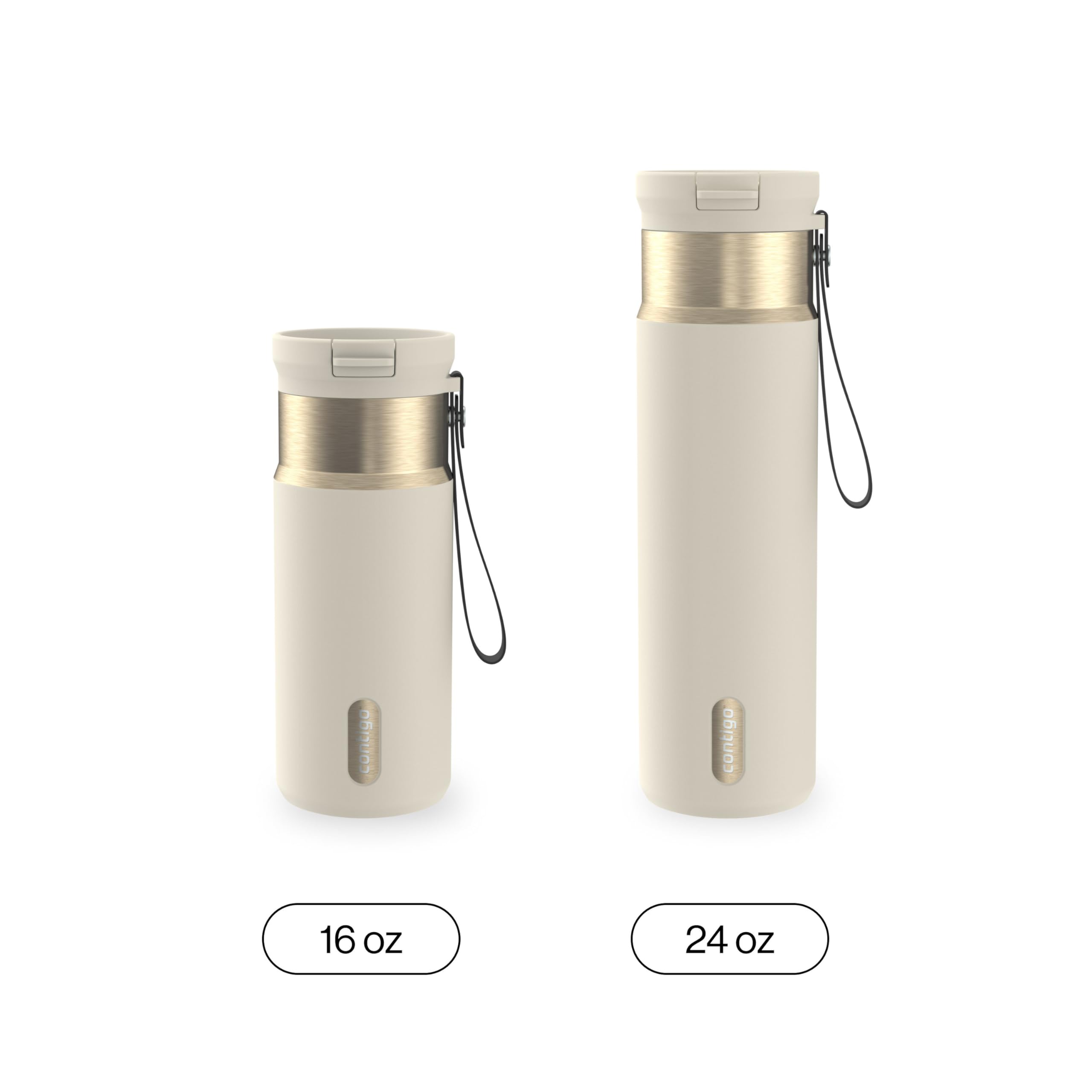 Contigo in car cup holder showing travel-friendly convenience benefit
