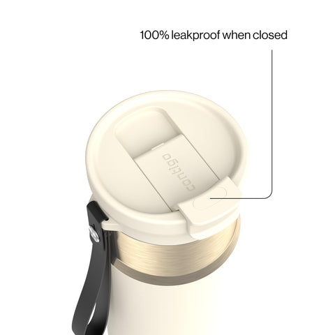 Contigo DualSip straw action being used for hands-free sipping and quick hydration