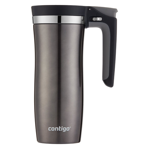 Contigo Easy‑Clean Lid open to show full access and quick dishwasher cleaning