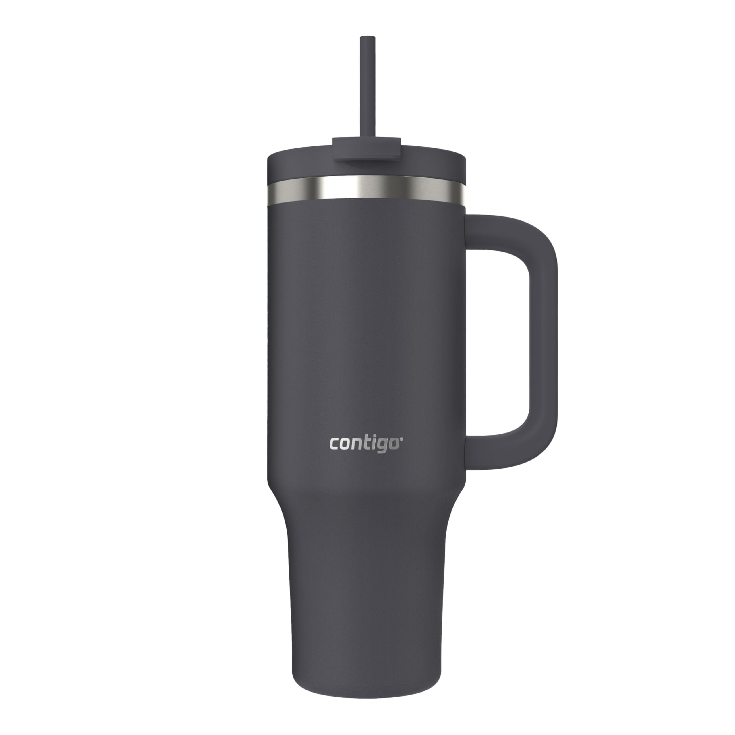 Contigo Streeterville front view showing darkstone finish and durable design for daily use