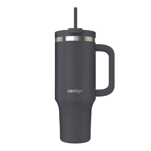 Contigo Streeterville front view showing darkstone finish and durable design for daily use
