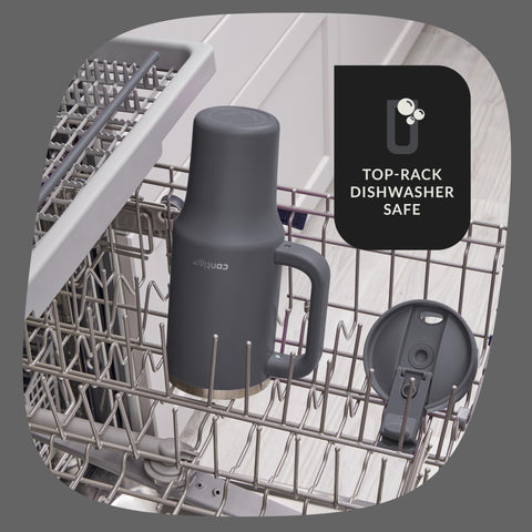 Contigo Streeterville straw option and removable straw adapter for versatile sipping