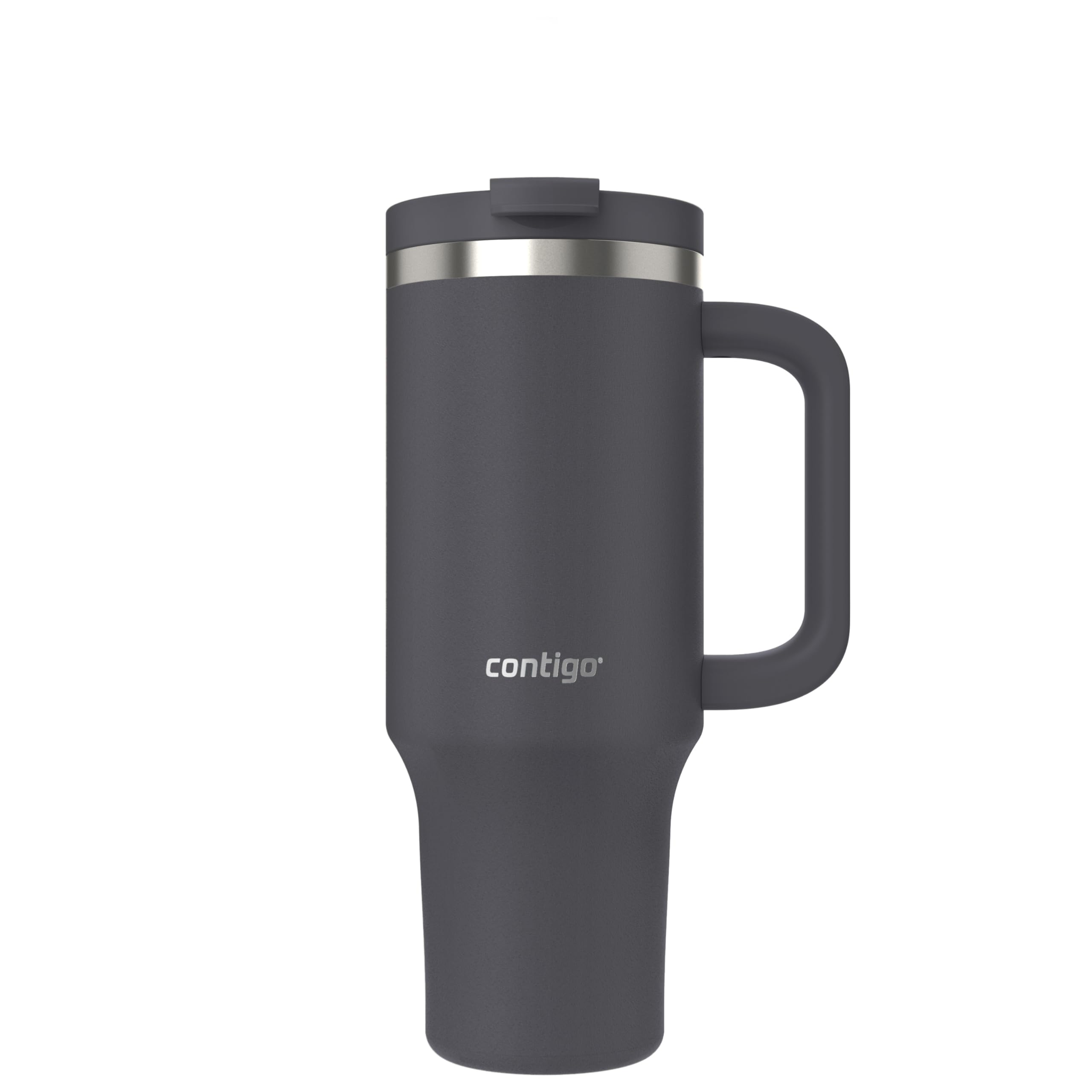Contigo Streeterville top view of spout demonstrating sip-or-straw versatility and seal