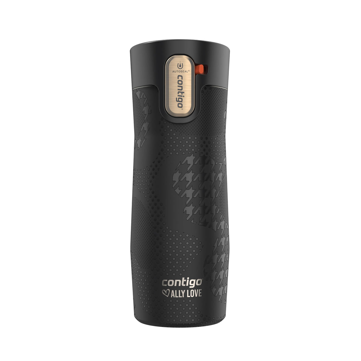 Contigo West Loop 3.0 front view showing licorice finish and sleek profile for reliable carrying