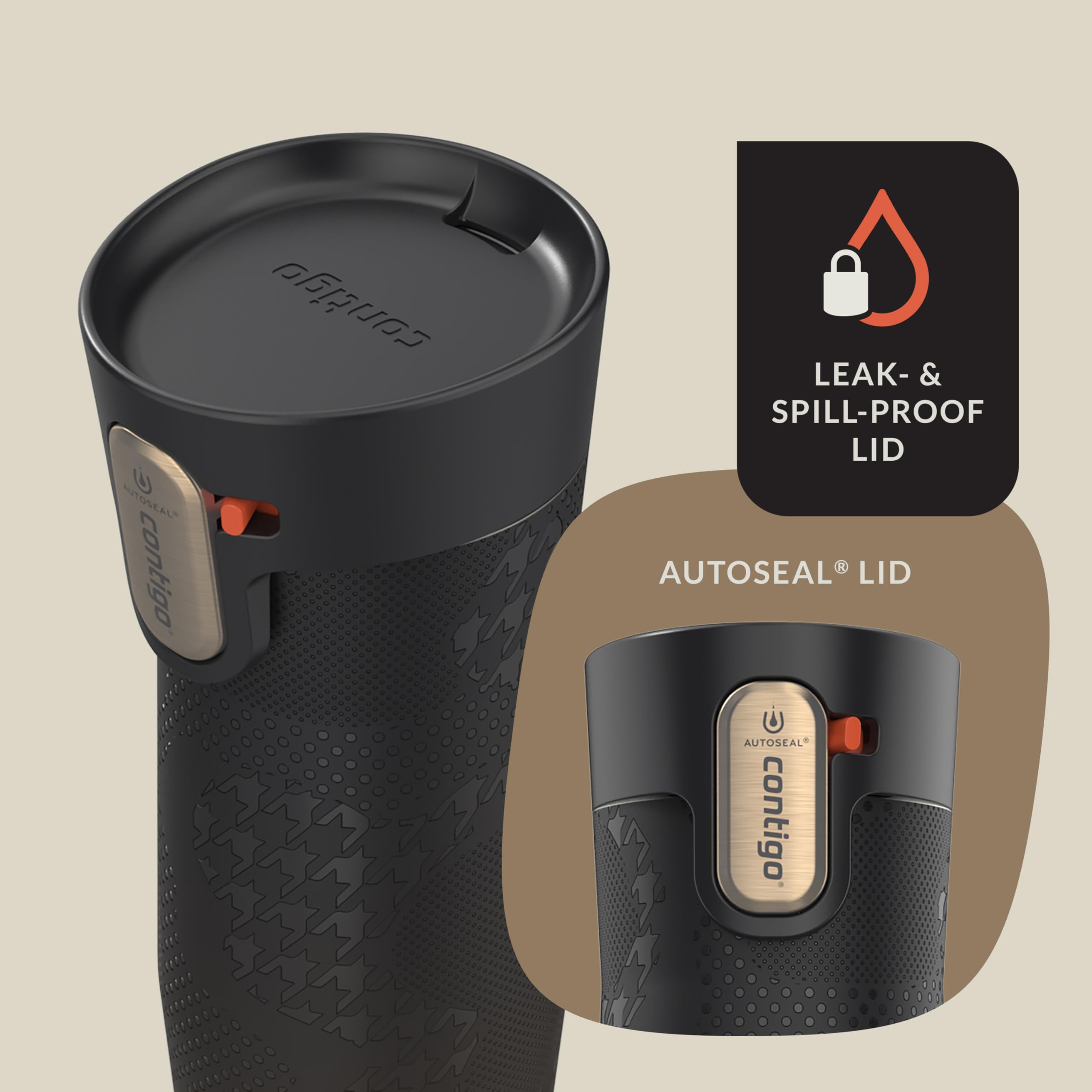 Contigo West Loop 3.0 Thermallock cross-section highlighting vacuum insulation for lasting temperature control