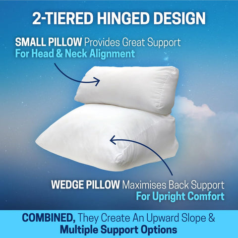 Contour Flip Pillow flat pillow mode for head comfort and softness