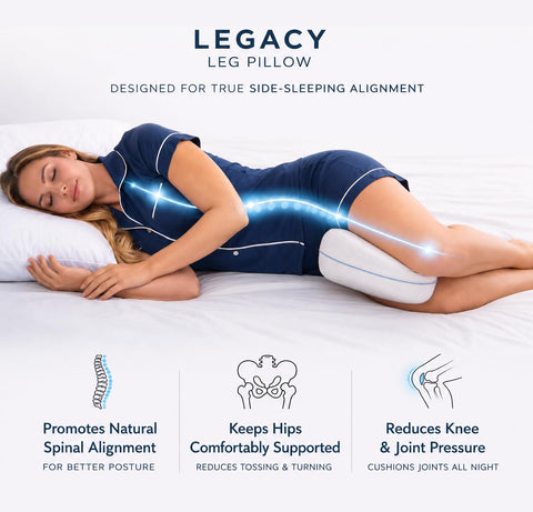 Contour Legacy close-up memory foam texture highlighting cool airflow benefit