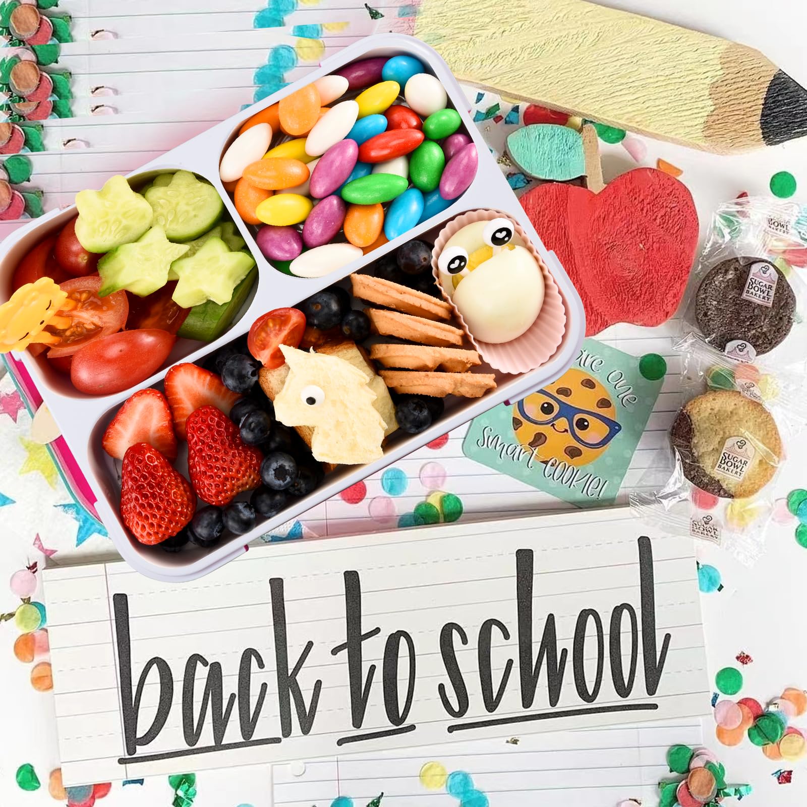 COO&KOO unicorn lunch kit in a picnic scene encouraging fun outdoor meals