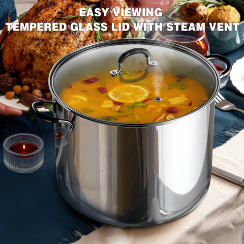 Cook N Home silicone-wrapped riveted handle close-up showing cool-grip comfort