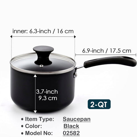 Cook N Home close-up of nonstick interior demonstrating easy food release and cleaning