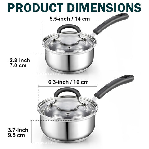 Cook N Home tempered glass lid close-up for easy monitoring while cooking