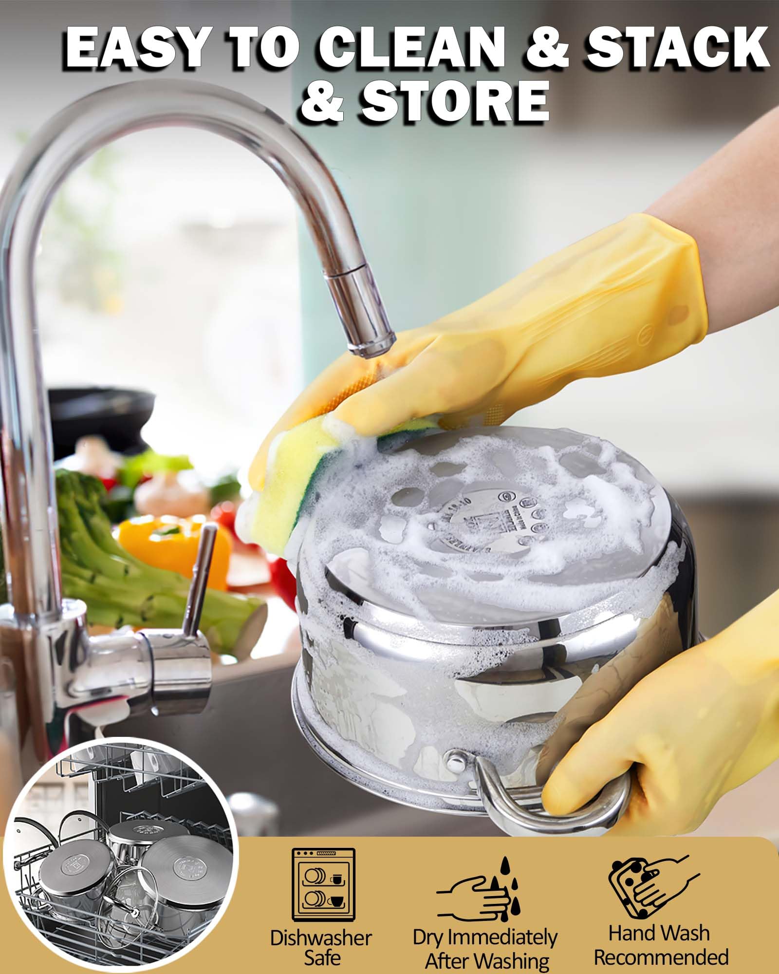 Cook N Home cookware in a kitchen with family cooking showing everyday reliability