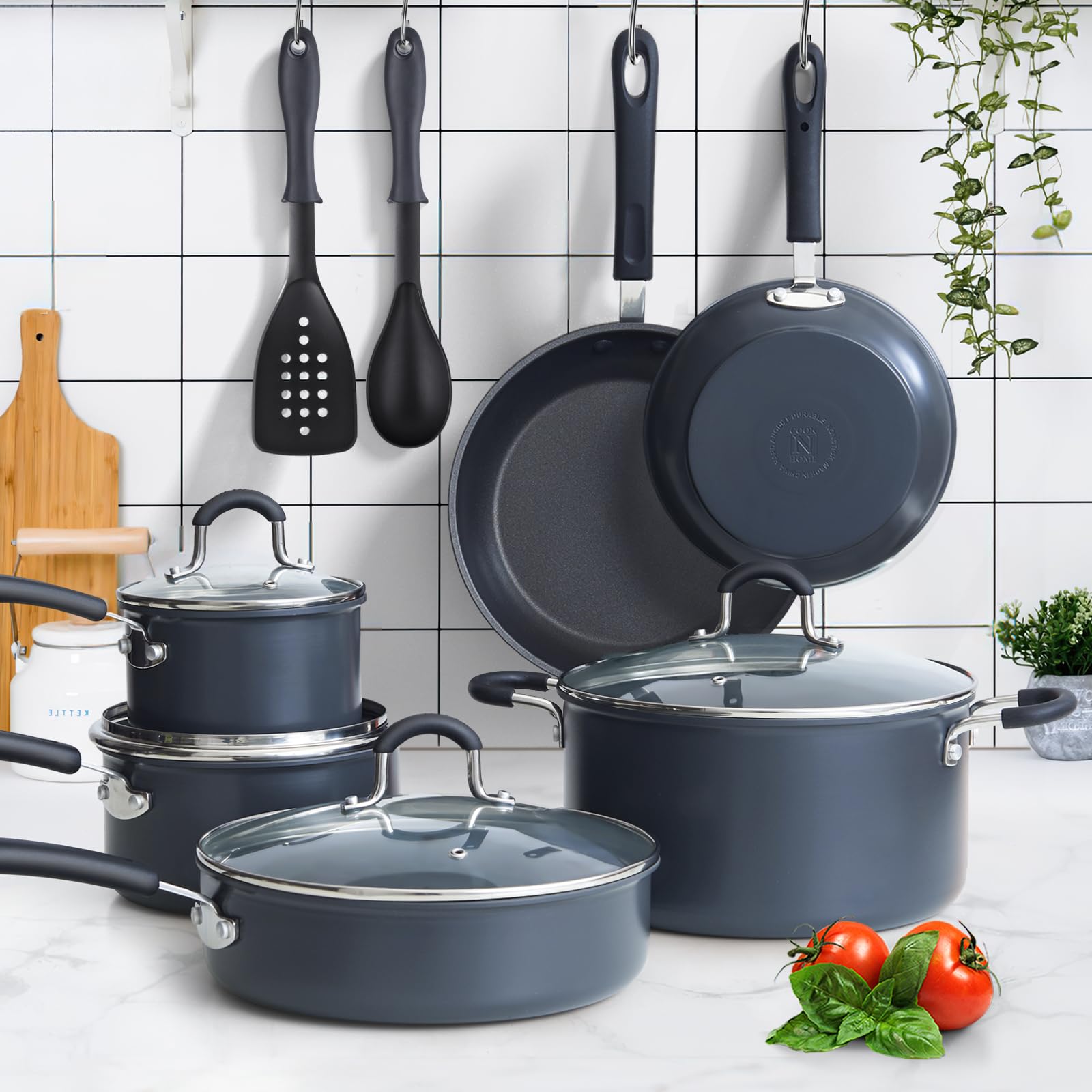 Cook N Home cookware styled in a kitchen to show everyday use