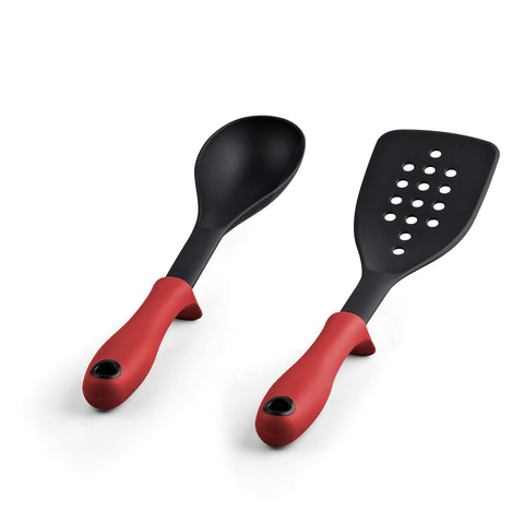 Cook N Home cookware next to common kitchen items to show actual size and scale