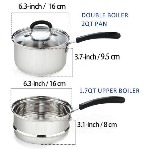 Cook N Home stainless steel upper insert close-up highlighting smooth interior for gentle steaming