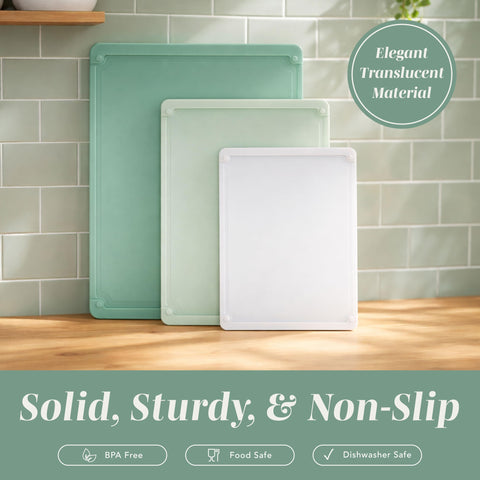 COOK WITH COLOR three boards size comparison for versatile use