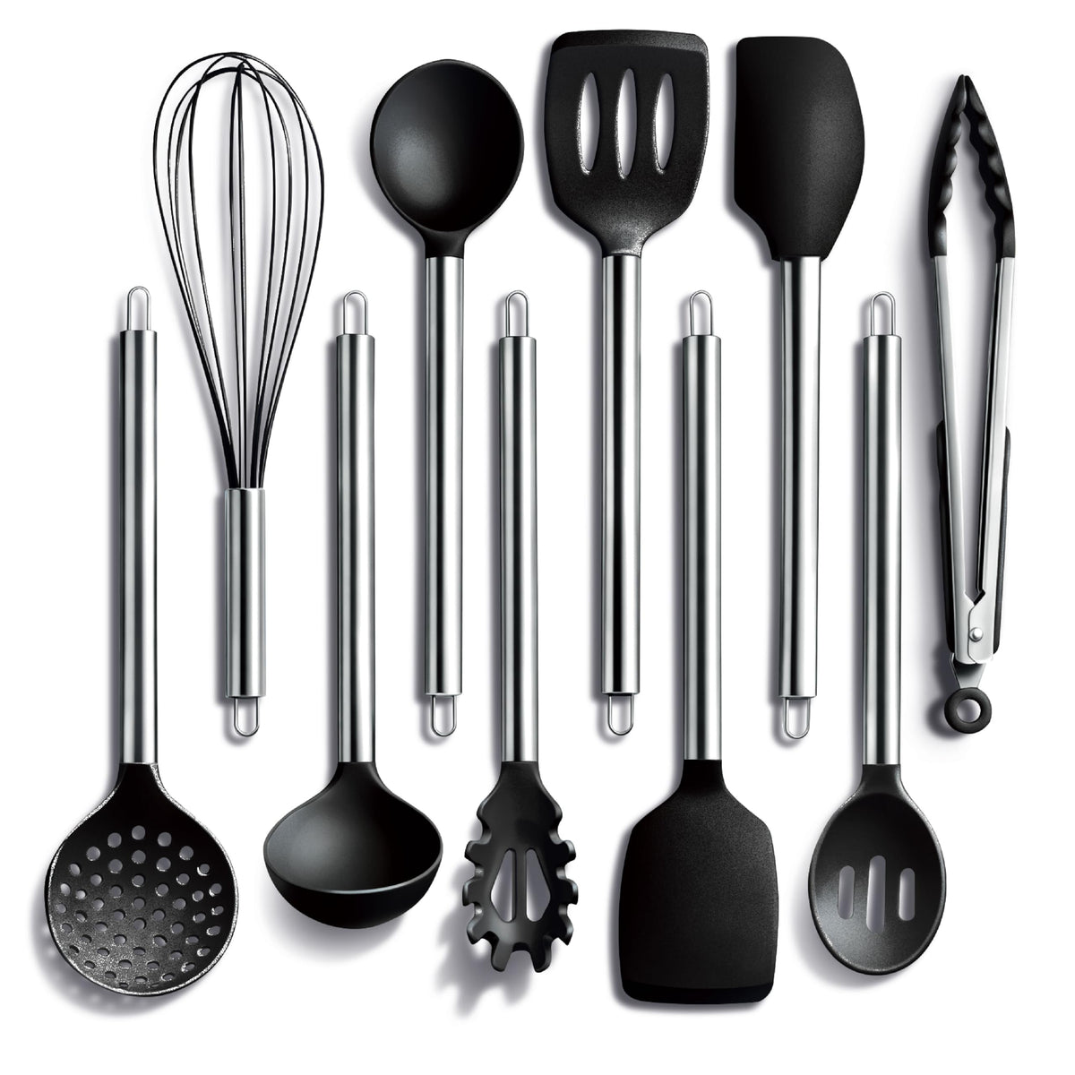 COOK WITH COLOR front packaging showing the full 10-piece set and benefits