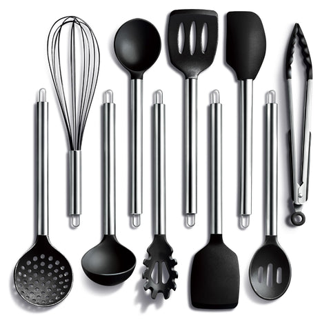 COOK WITH COLOR front packaging showing the full 10-piece set and benefits