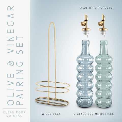 COOK WITH COLOR gold auto-flip spout detail delivering drip-free precise pours