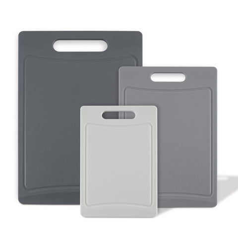 COOK WITH COLOR hanging boards in kitchen showing neat storage and quick drying benefit