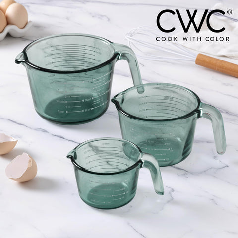 COOK WITH COLOR set on countertop during baking prep for visual appeal