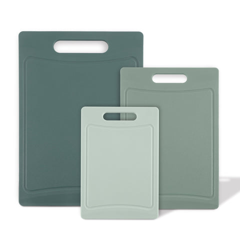 COOK WITH COLOR styled on countertop showing mint color adding kitchen flair