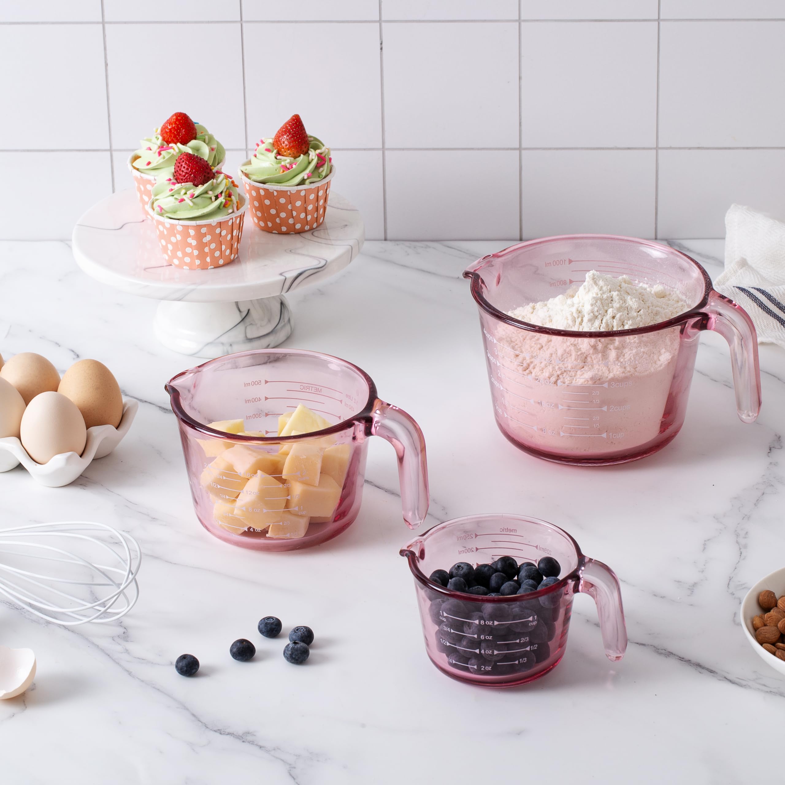 COOK WITH COLOR set displayed on kitchen counter, colorful organization benefit