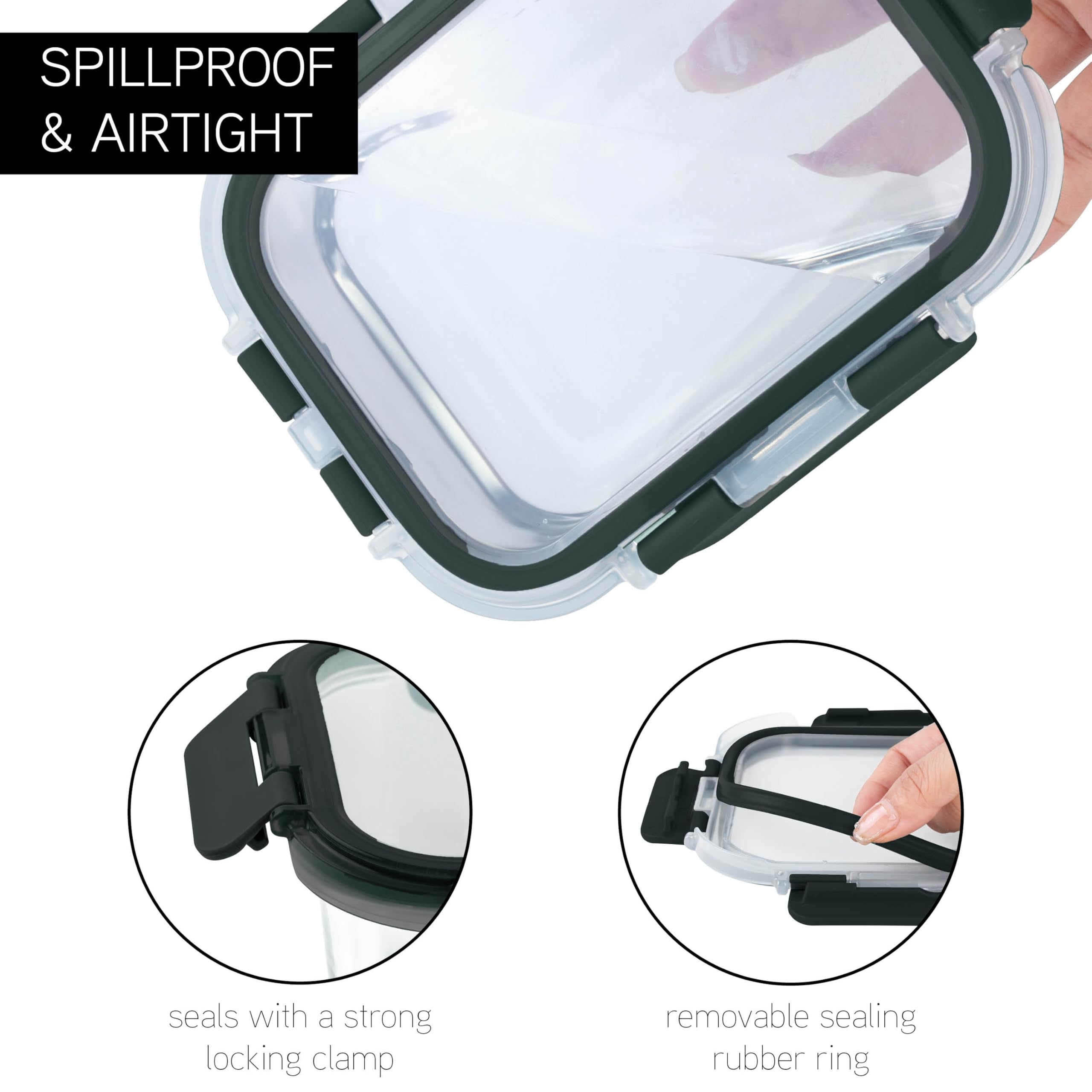 COOK WITH COLOR packed lunch in bag demonstrating stylish, secure meal transport