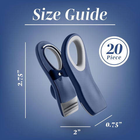 COOK WITH COLOR clip magnet attached to fridge keeping clips accessible