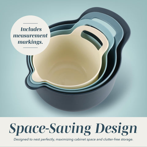COOK WITH COLOR interior measurement markings visible for accurate ingredient measuring
