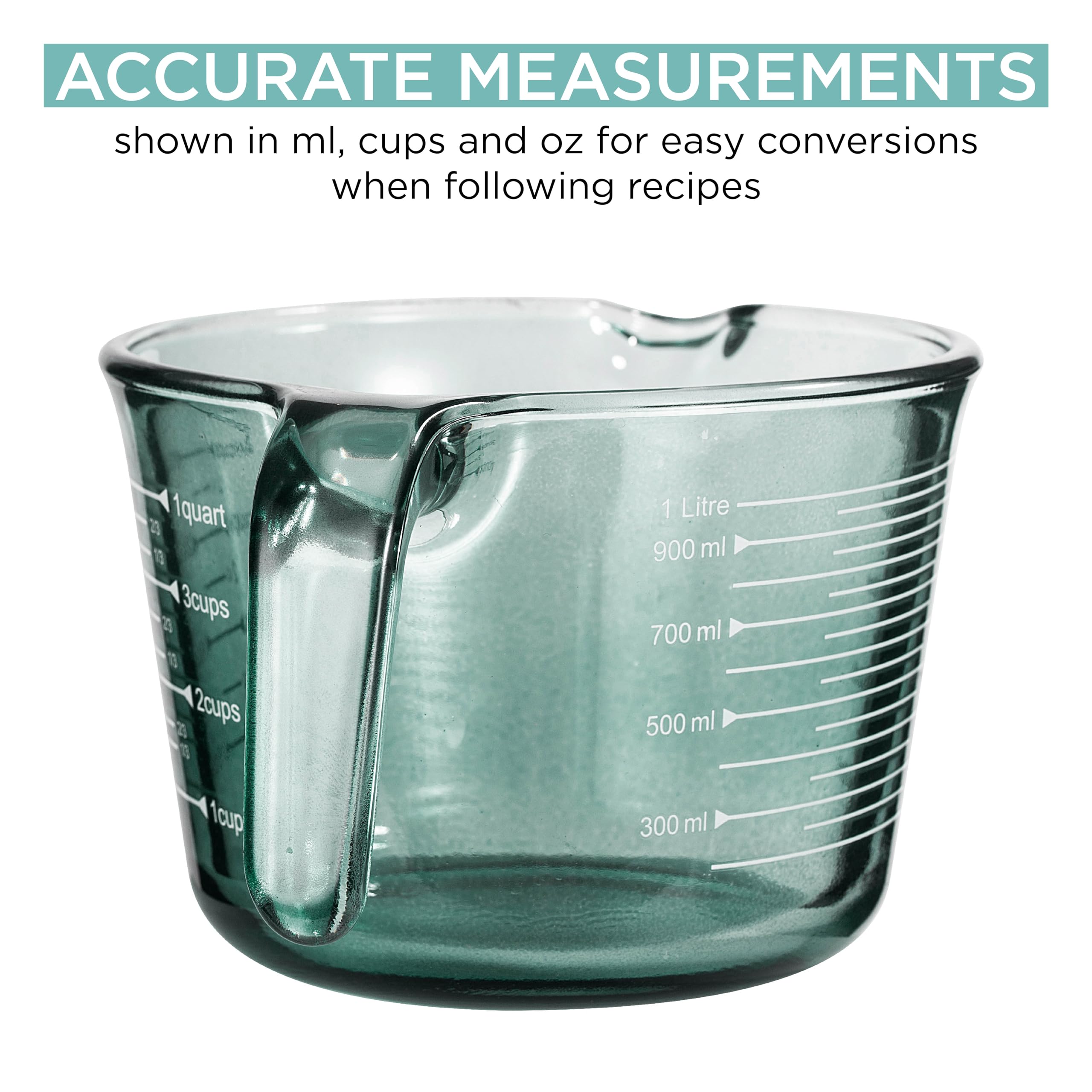 COOK WITH COLOR pouring liquid into mixing bowl for precise transfer