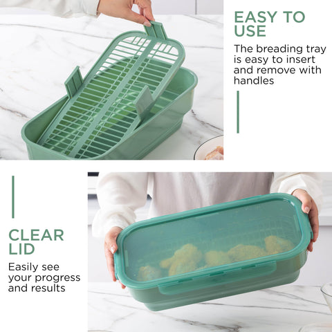 COOK WITH COLOR size comparison on counter illustrating compact, space-saving design
