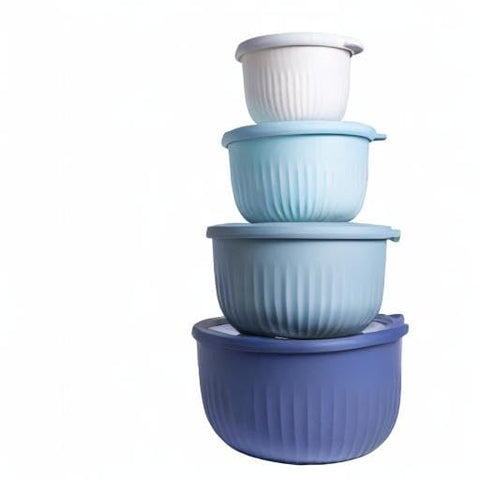 COOK WITH COLOR bowls set on table with food showcasing serving presentation