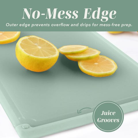 COOK WITH COLOR board surface texture detail for easy knife control