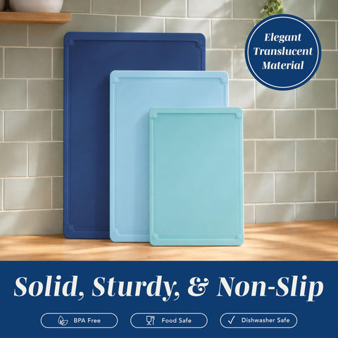 COOK WITH COLOR stacked three sizes illustrating organization and space-saving benefit