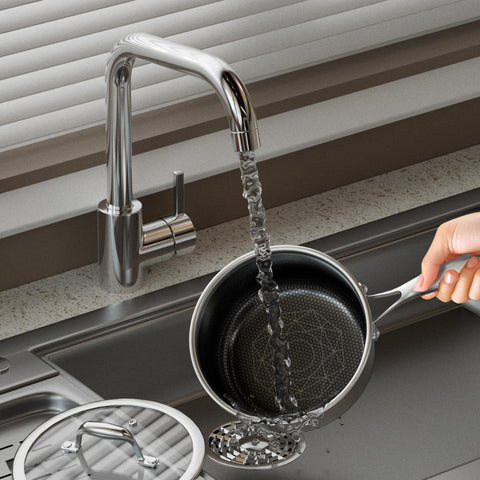 COOKER KING pots in a modern kitchen setting, presents everyday cooking versatility