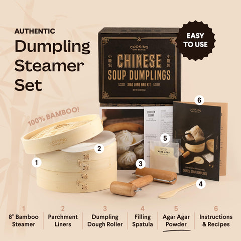 Cooking Gift Set bamboo weave close-up showing durable construction and even steaming