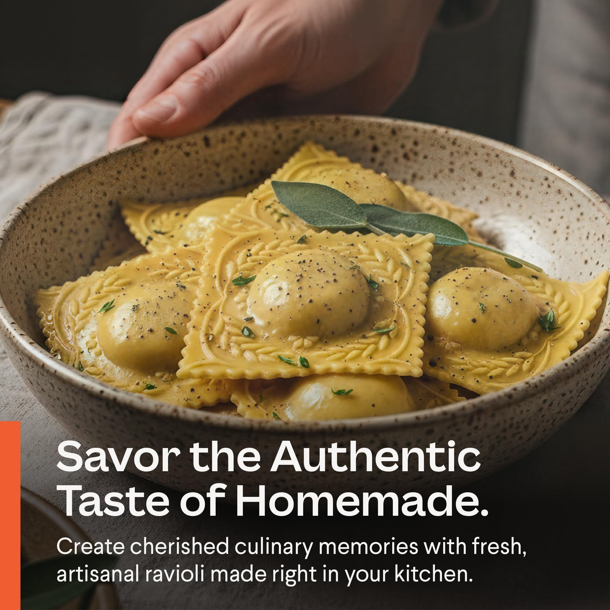 Cooking Gift Set plated homemade ravioli showcasing finished presentation benefit