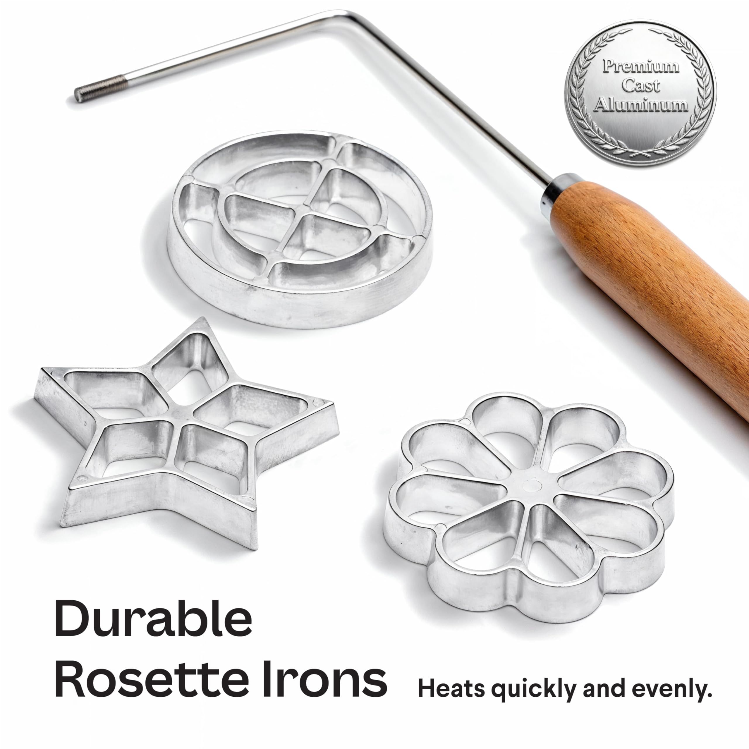 Cooking Gift Set iron in oil demonstration for even heating benefit