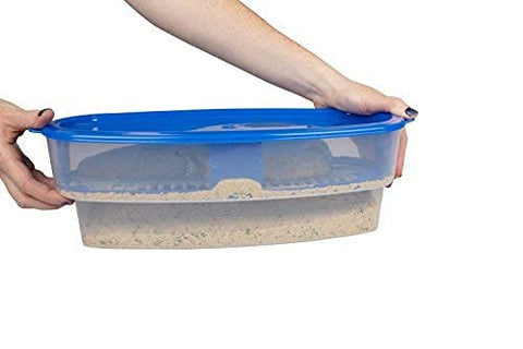 COOK'S CHOICE bowl beside ruler illustrating true 16-inch capacity