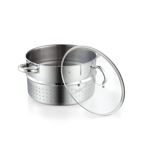 Cooks Standard encapsulated aluminum base for even heating and efficiency