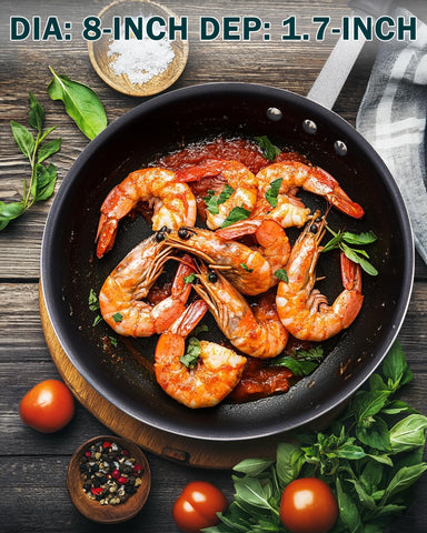 Cooks Standard close-up of nonstick surface highlighting easy food release