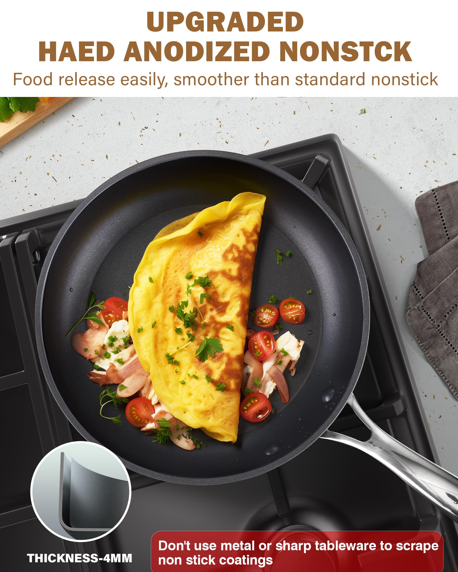 Cooks Standard product label and box showing brand details and specifications