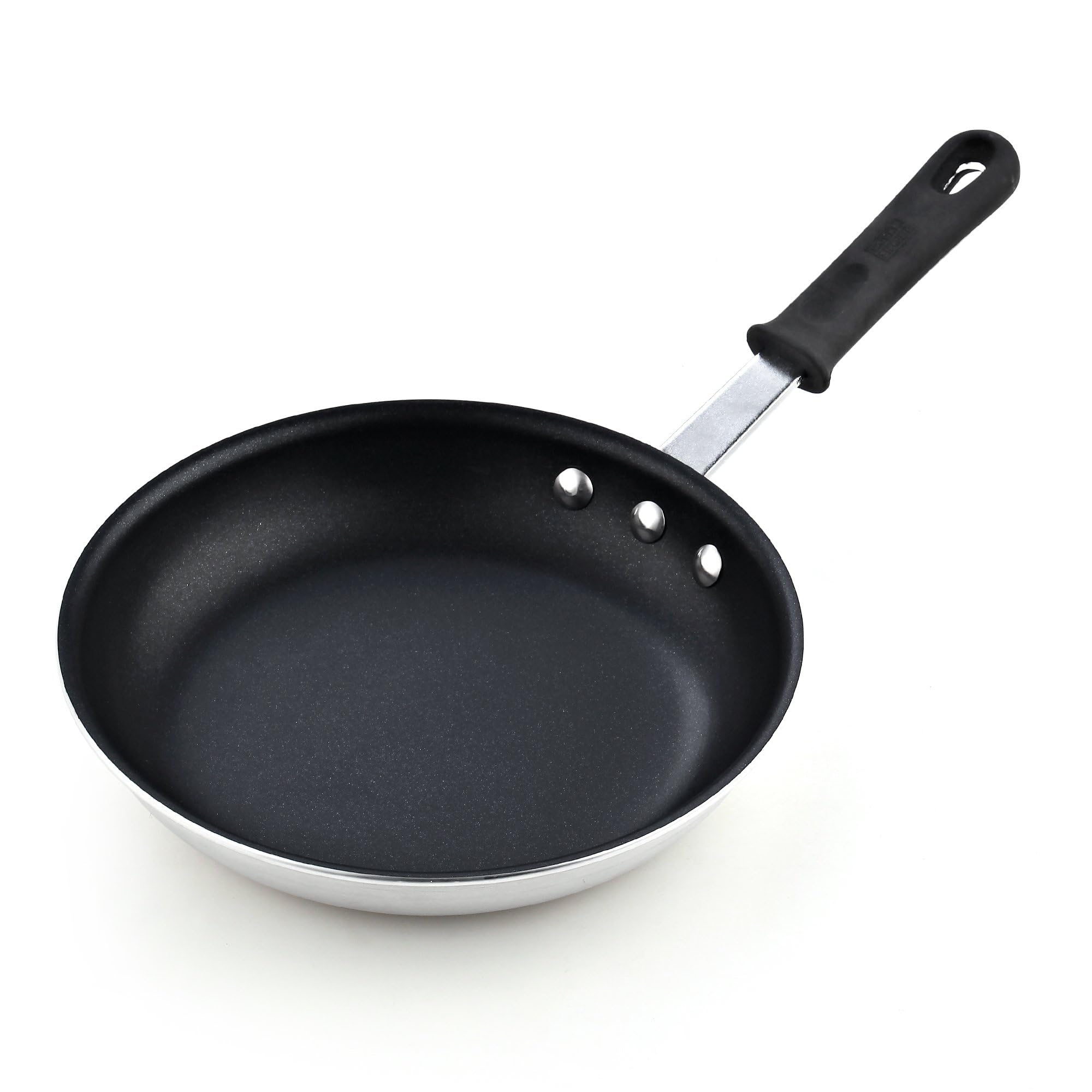 Cooks Standard front view of 8-inch pan shows compact design and durable build