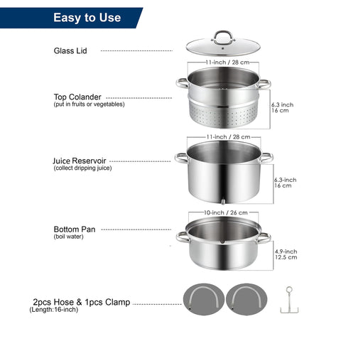 Cooks Standard strainer basket close-up showing durable perforations and capacity