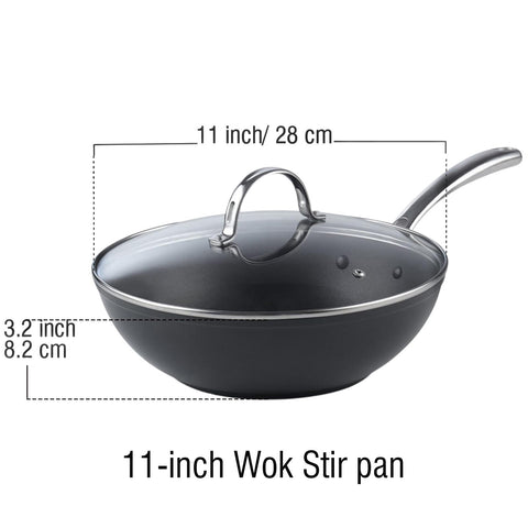 Cooks Standard flat-bottom detail demonstrating full burner contact for even heating benefit