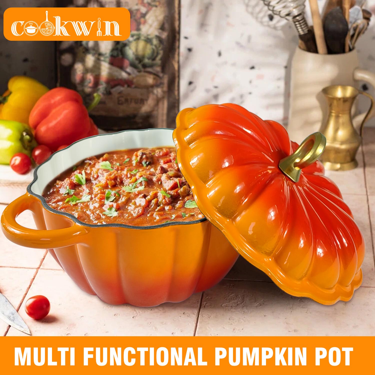 COOKWIN oven-baked bread inside pot, uniform crust and reliable oven performance